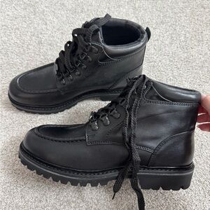 Men’s Traveler Sport TS Black Leather Boots - Size 8.5